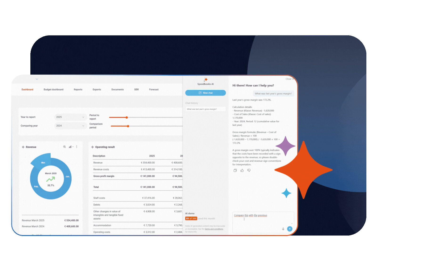 AI current ratio Speedbooks